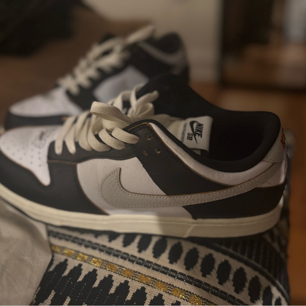 Nike SB Dunk Low Black and White Sneakers